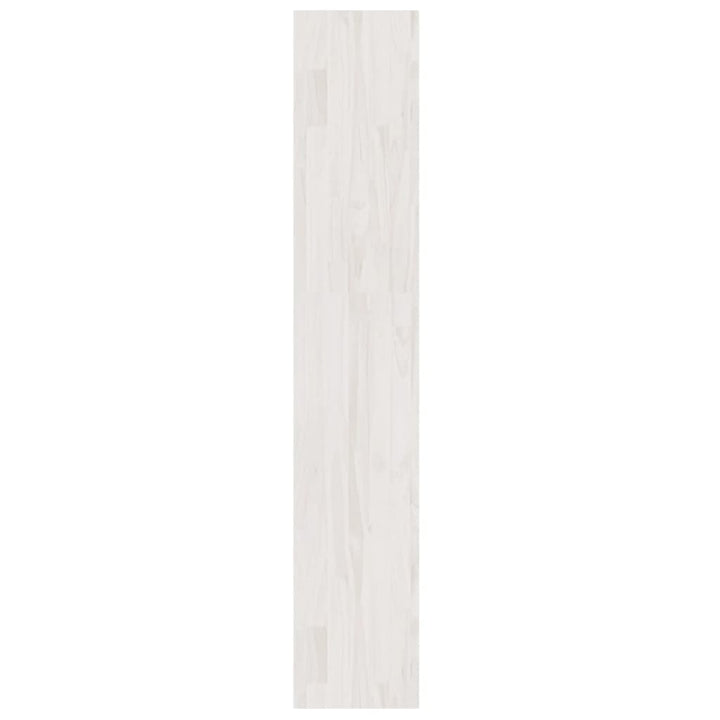 Boekenkast/kamerscherm 100x30x167,5 cm massief grenenhout wit - Griffin Retail