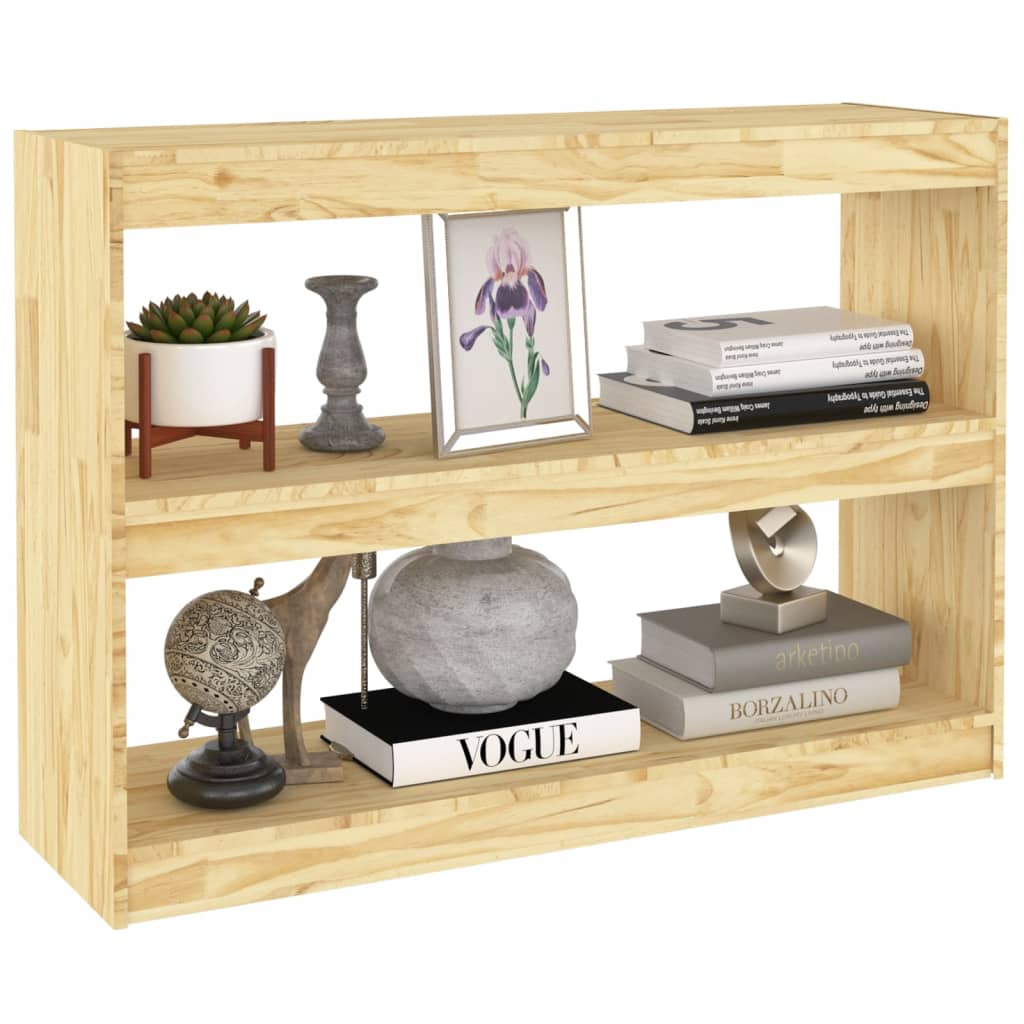 Boekenkast/kamerscherm 100x30x71,5 cm massief grenenhout - Griffin Retail