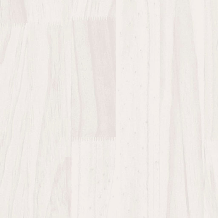 Boekenkast/kamerscherm 40x30x199 cm massief grenenhout wit - Griffin Retail