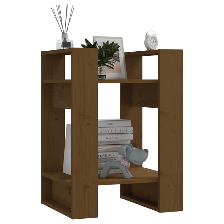Boekenkast/kamerscherm 41x35x57 cm grenenhout honingbruin - Griffin Retail