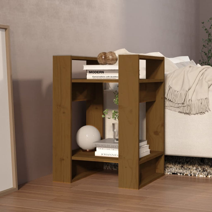 Boekenkast/kamerscherm 41x35x57 cm grenenhout honingbruin - Griffin Retail