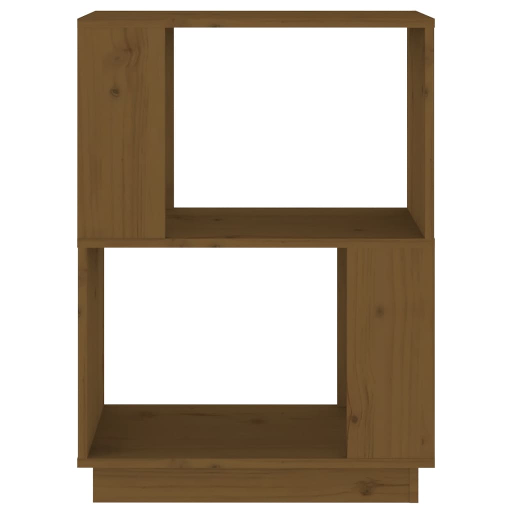 Boekenkast/kamerscherm 51x25x70 cm grenenhout honingbruin - Griffin Retail