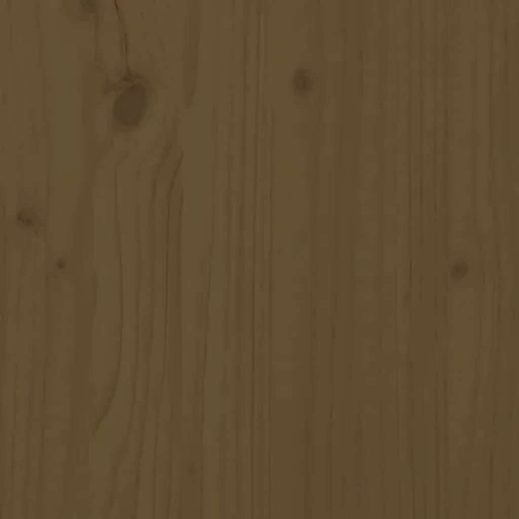 Boekenkast/kamerscherm 60x30x135,5 cm grenenhout honingbruin - Griffin Retail
