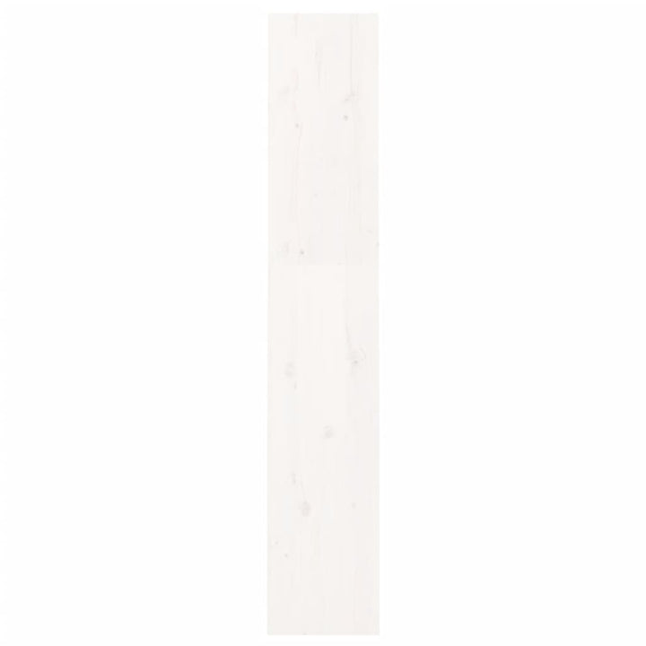Boekenkast/kamerscherm 60x30x167,5 cm massief grenenhout wit - Griffin Retail