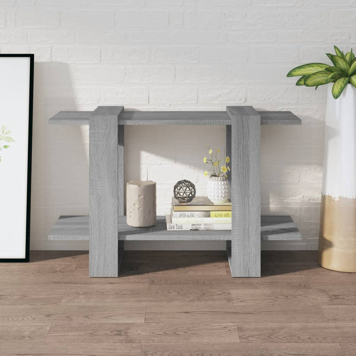 Boekenkast/kamerscherm 80x30x51 cm grijs sonoma eikenkleurig - Griffin Retail