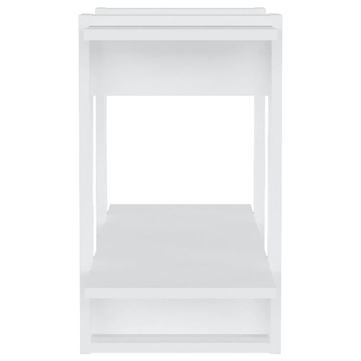 Boekenkast/kamerscherm 80x30x51 cm hoogglans wit - Griffin Retail