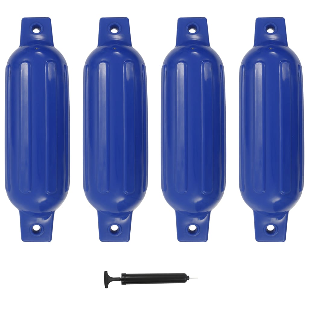 Bootstootkussens 4 st 41x11,5 cm PVC blauw - Griffin Retail