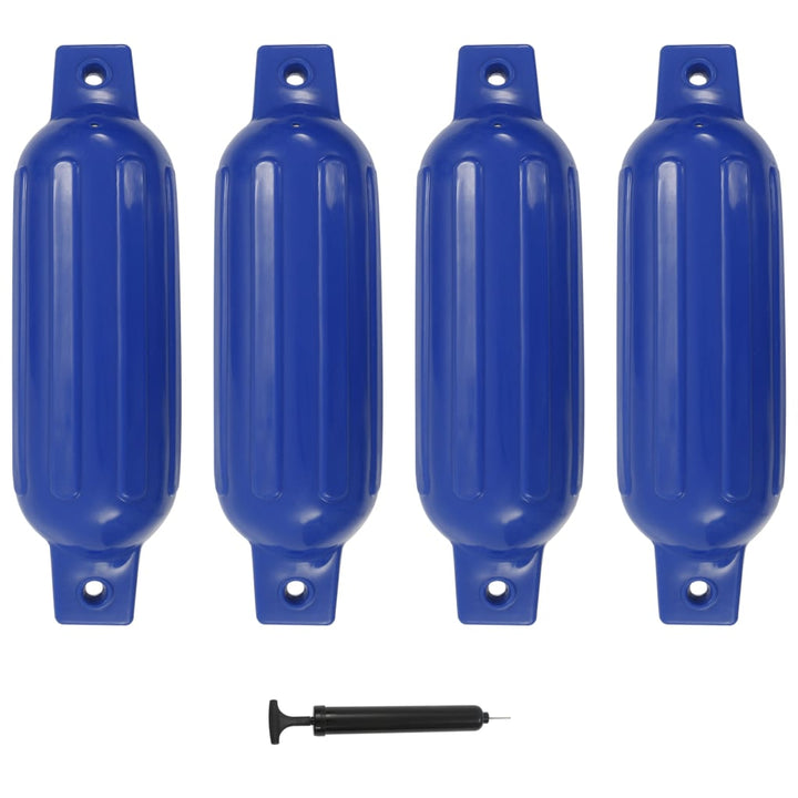Bootstootkussens 4 st 41x11,5 cm PVC blauw - Griffin Retail