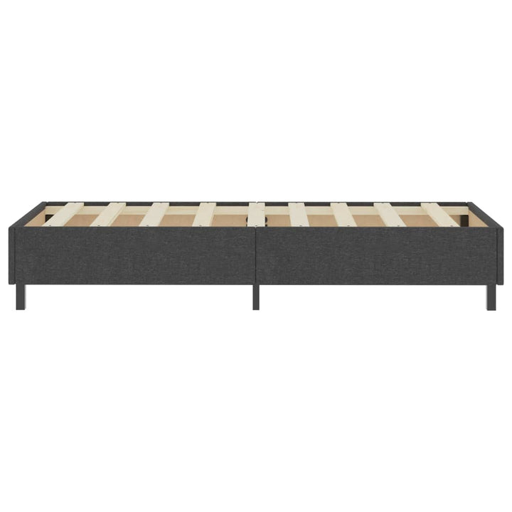 Boxspring stof donkergrijs 100x200 cm - Griffin Retail