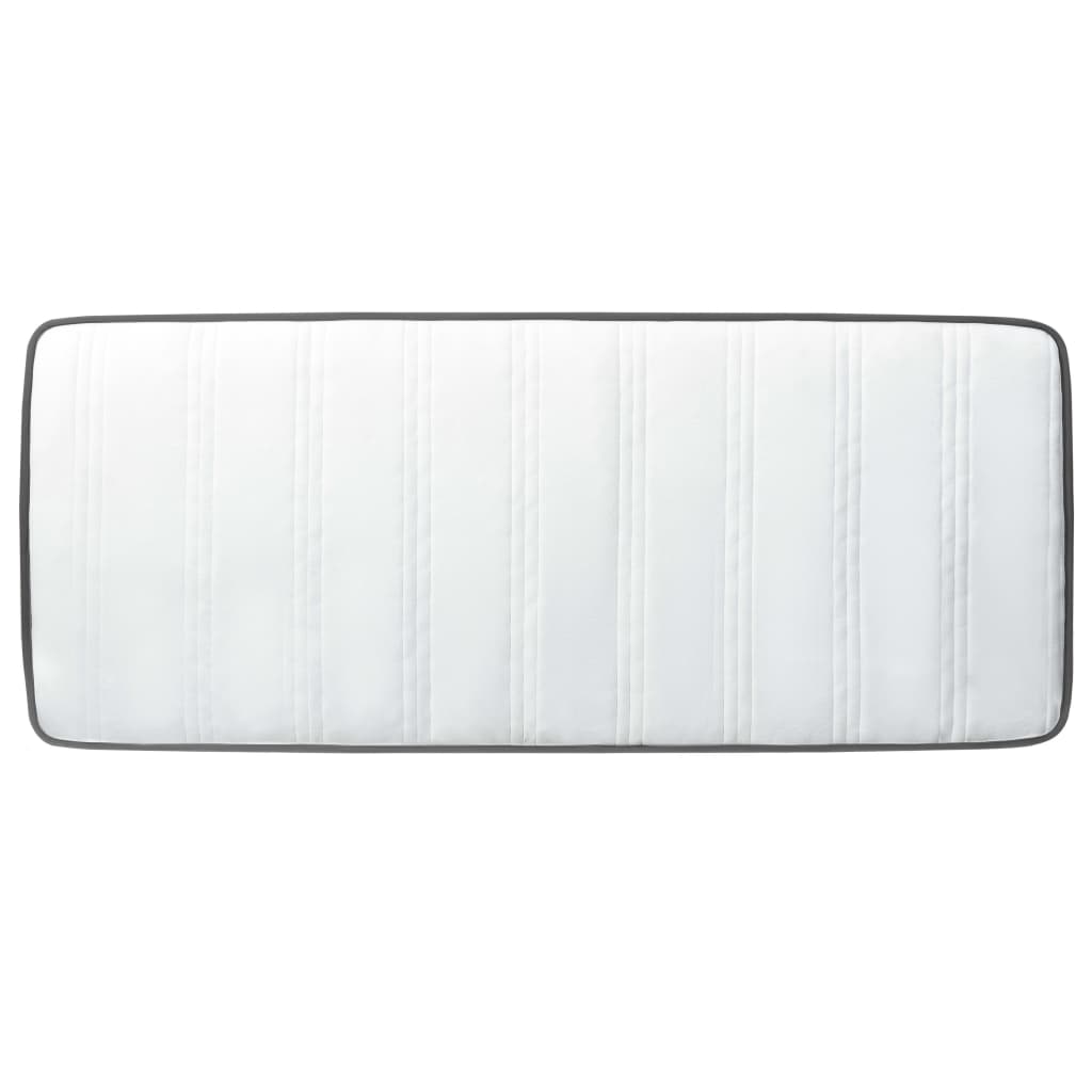 Boxspring stof donkergrijs 100x200 cm - Griffin Retail