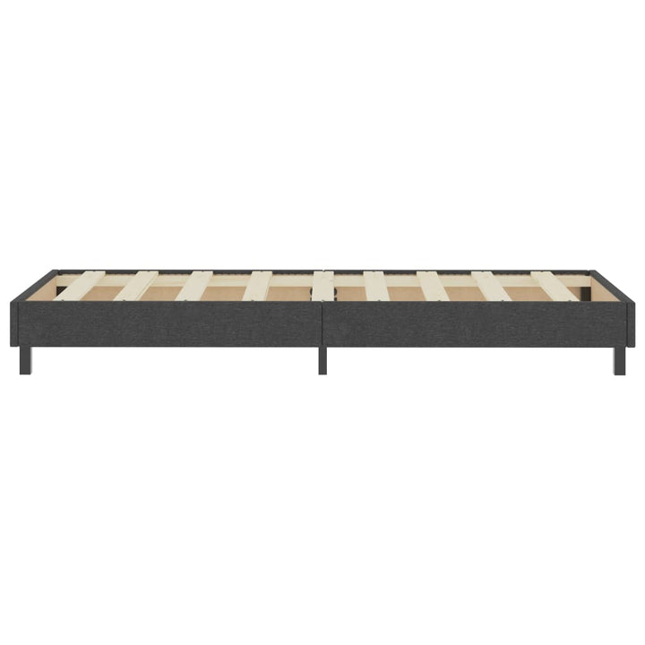 Boxspring stof donkergrijs 100x200 cm - Griffin Retail