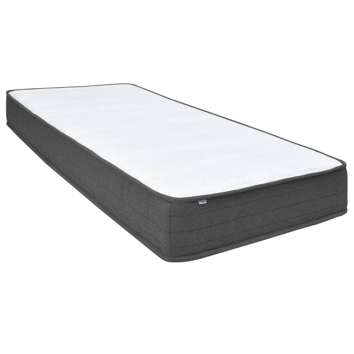 Boxspring stof donkergrijs 100x200 cm - Griffin Retail