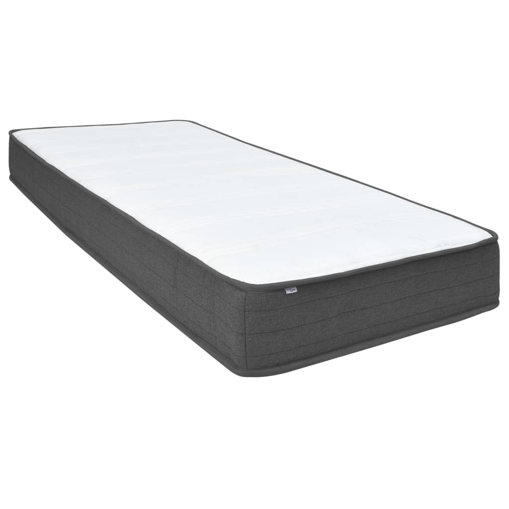 Boxspring stof donkergrijs 80x200 cm - Griffin Retail