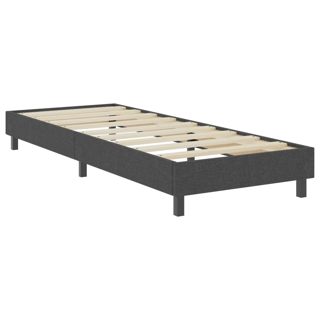 Boxspring stof donkergrijs 80x200 cm - Griffin Retail