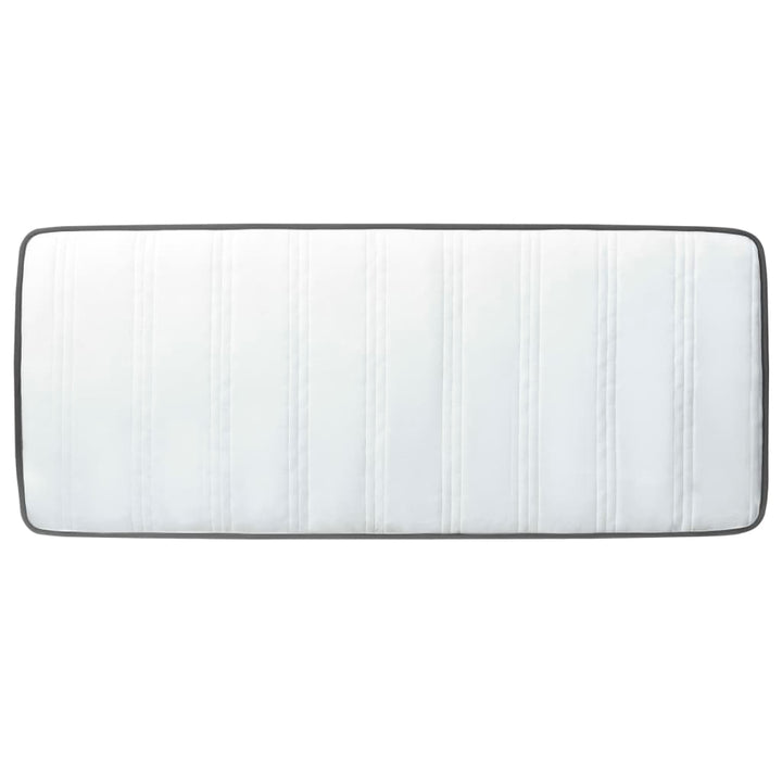 Boxspring stof donkergrijs 90x200 cm - Griffin Retail