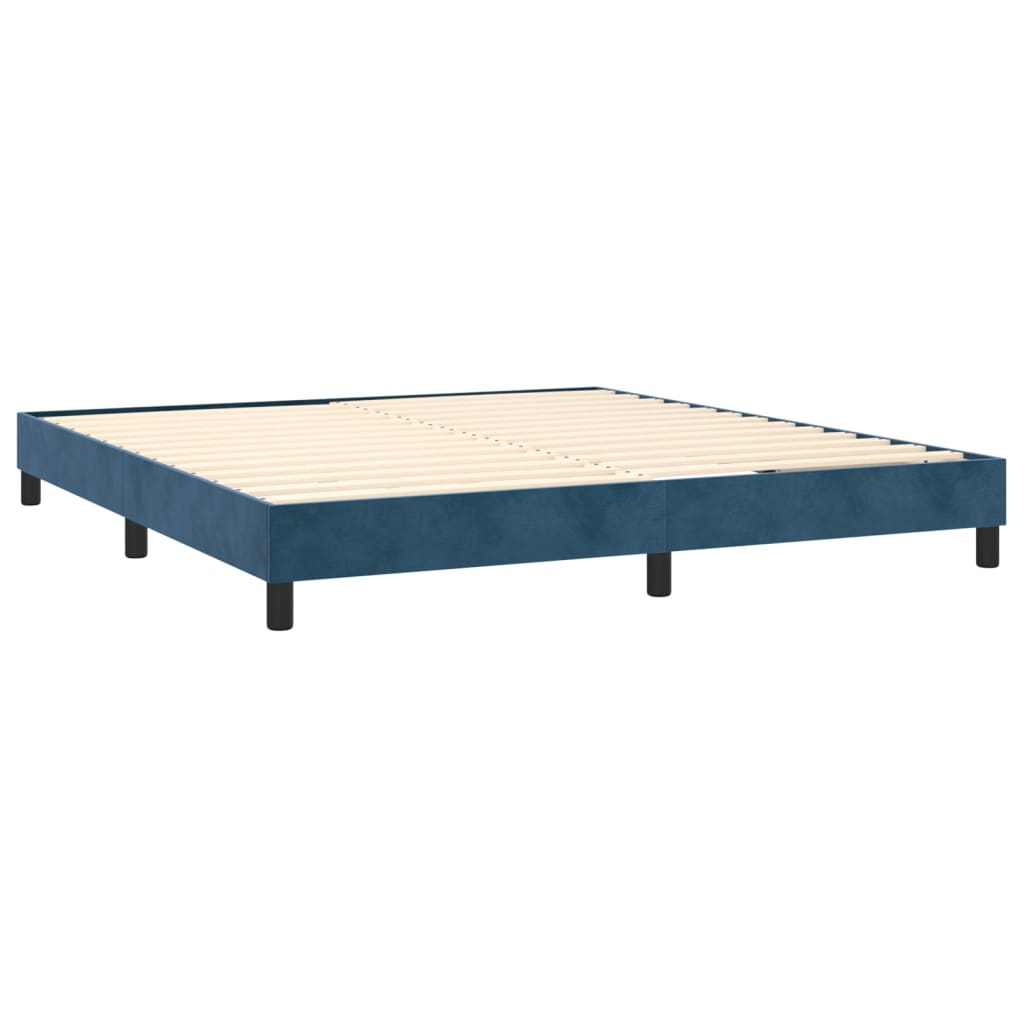 Boxspringframe fluweel donkerblauw 180x200 cm - Griffin Retail