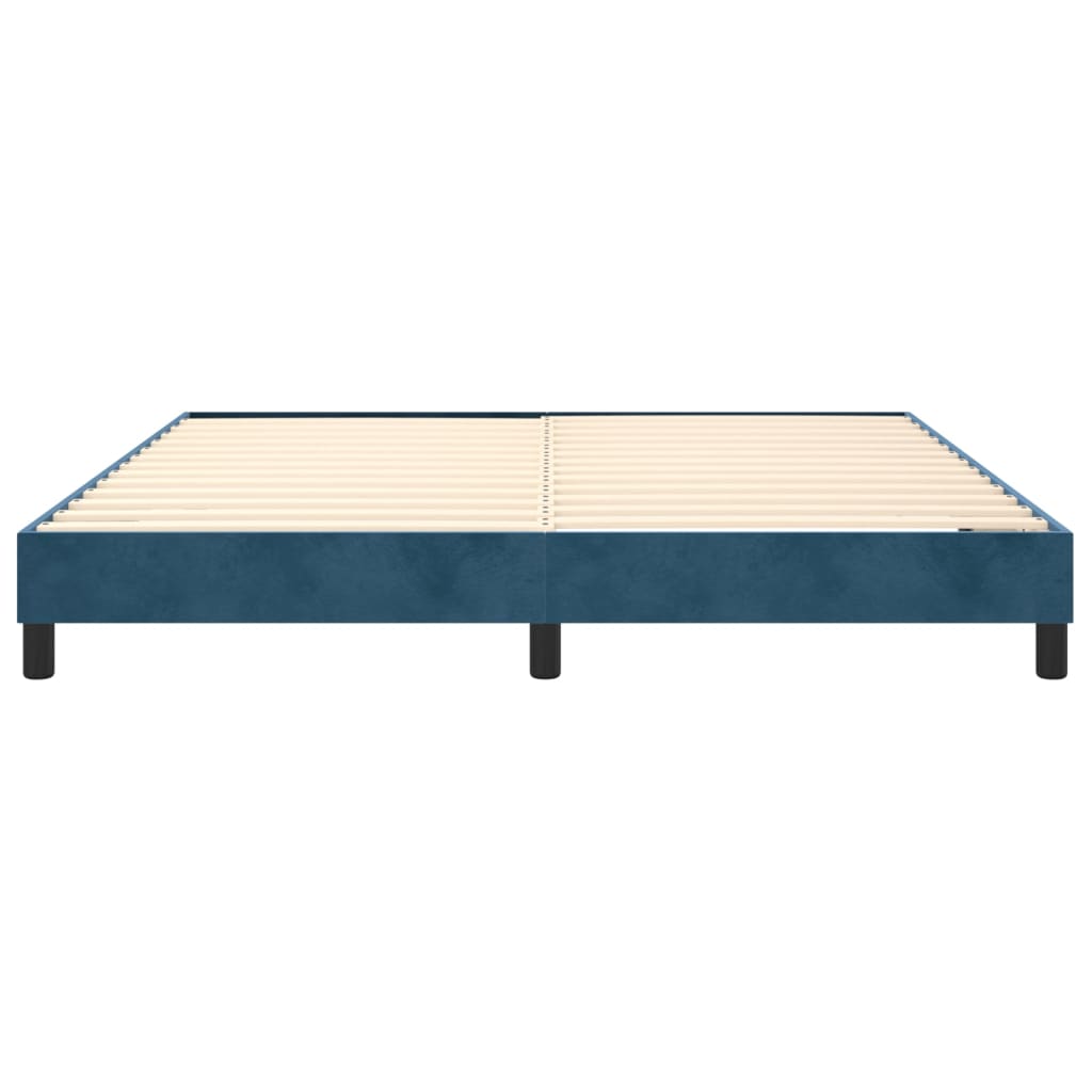 Boxspringframe fluweel donkerblauw 180x200 cm - Griffin Retail