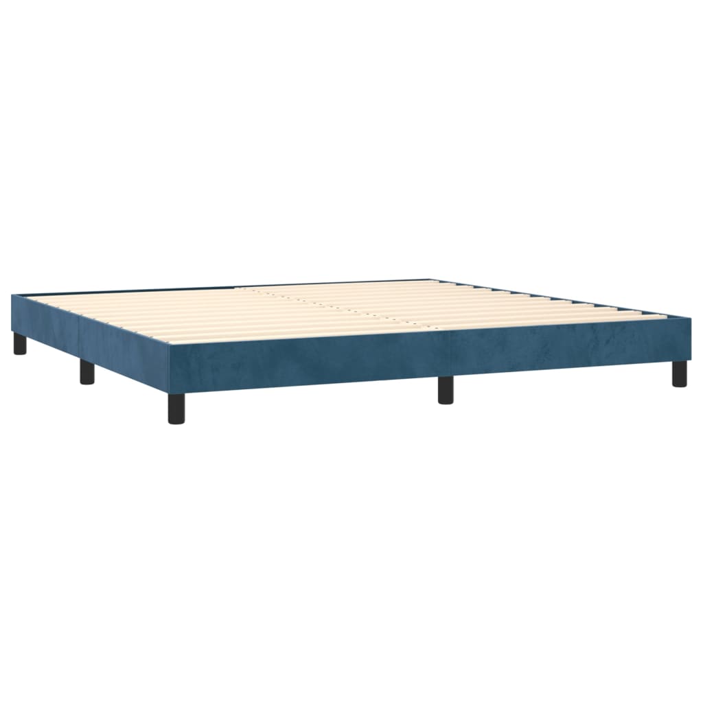 Boxspringframe fluweel donkerblauw 200x200 cm - Griffin Retail