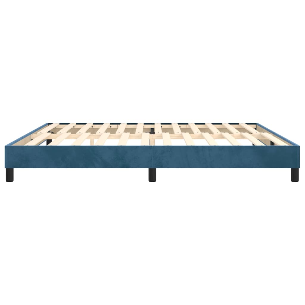 Boxspringframe fluweel donkerblauw 200x200 cm - Griffin Retail