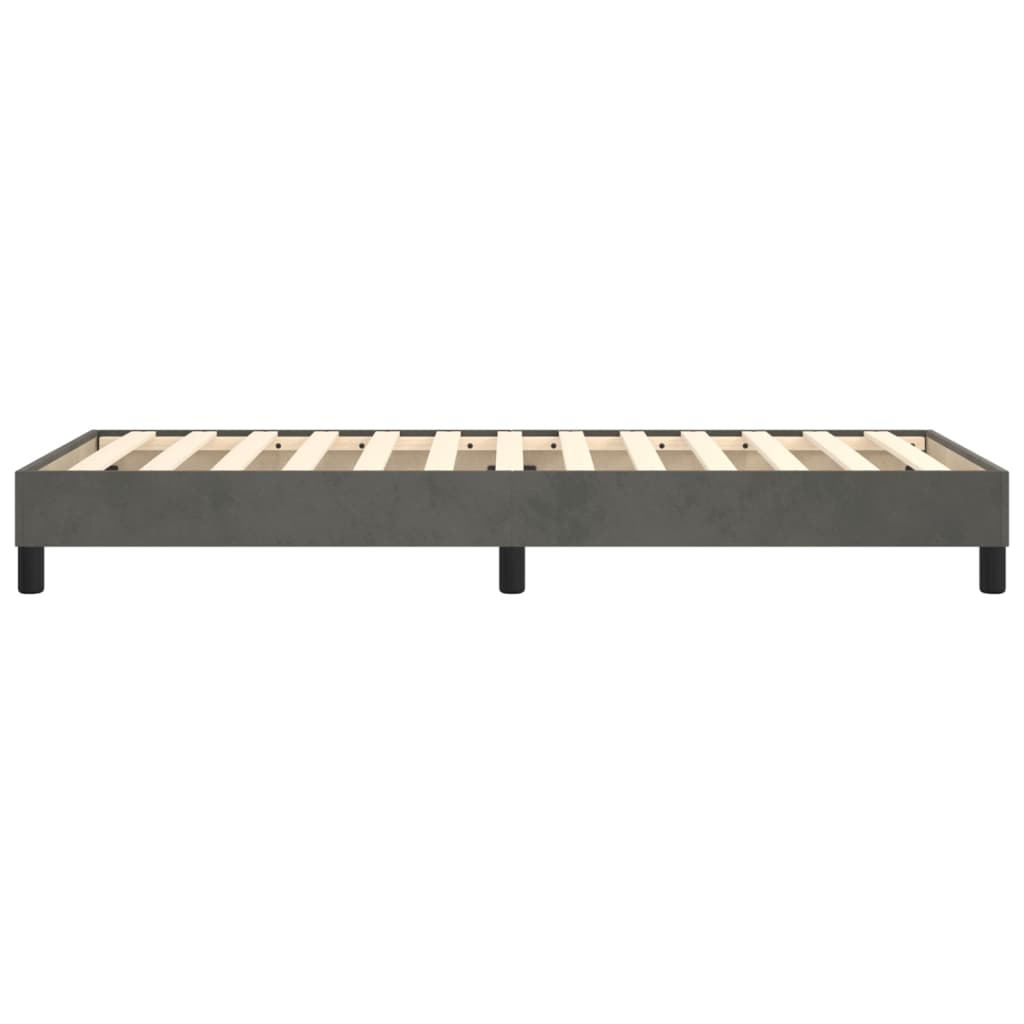 Boxspringframe fluweel donkergrijs 100x200 cm - Griffin Retail