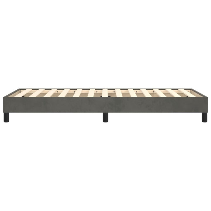 Boxspringframe fluweel donkergrijs 100x200 cm - Griffin Retail