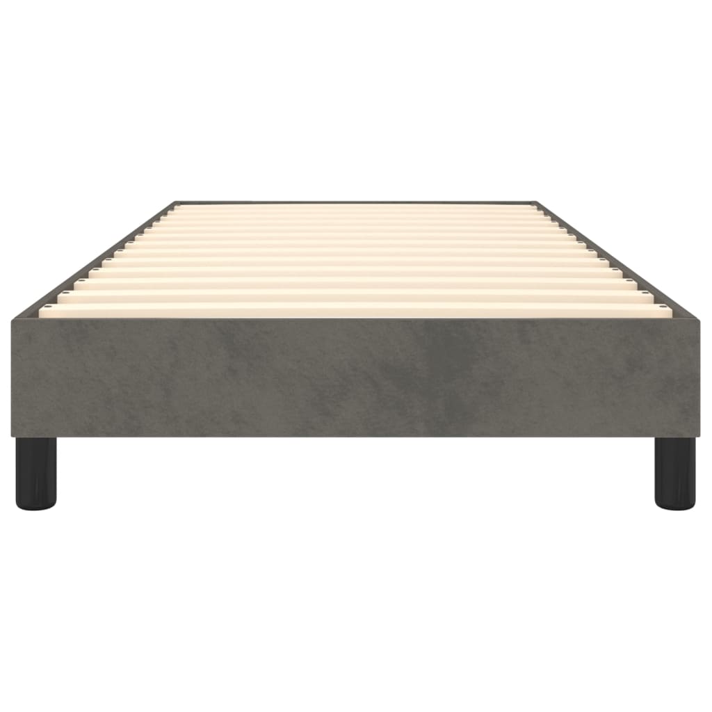 Boxspringframe fluweel donkergrijs 100x200 cm - Griffin Retail