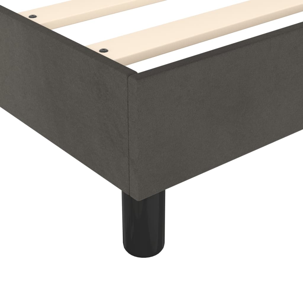 Boxspringframe fluweel donkergrijs 100x200 cm - Griffin Retail