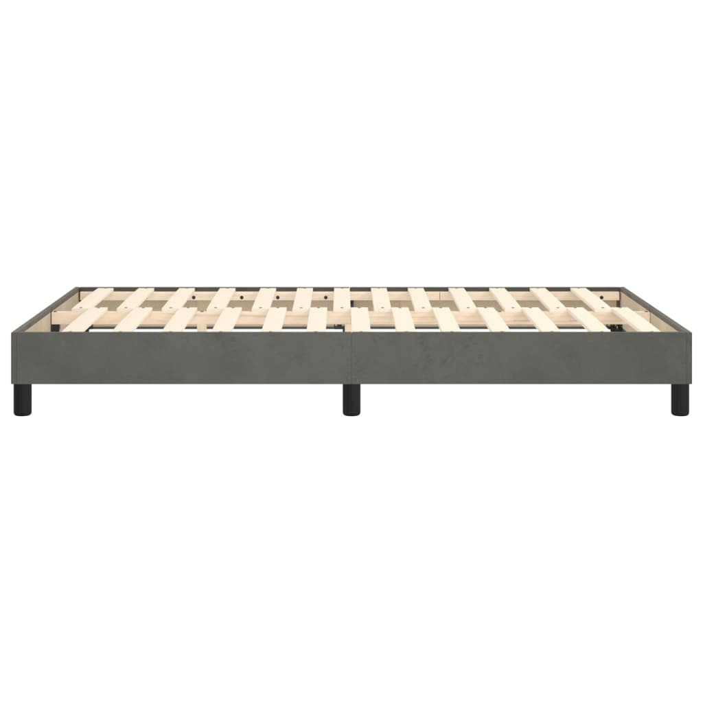 Boxspringframe fluweel donkergrijs 120x200 cm - Griffin Retail