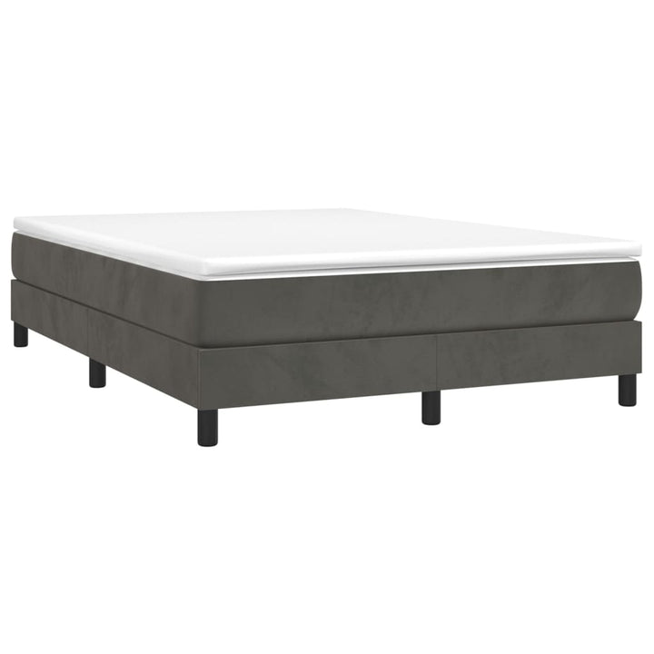 Boxspringframe fluweel donkergrijs 140x190 cm - Griffin Retail