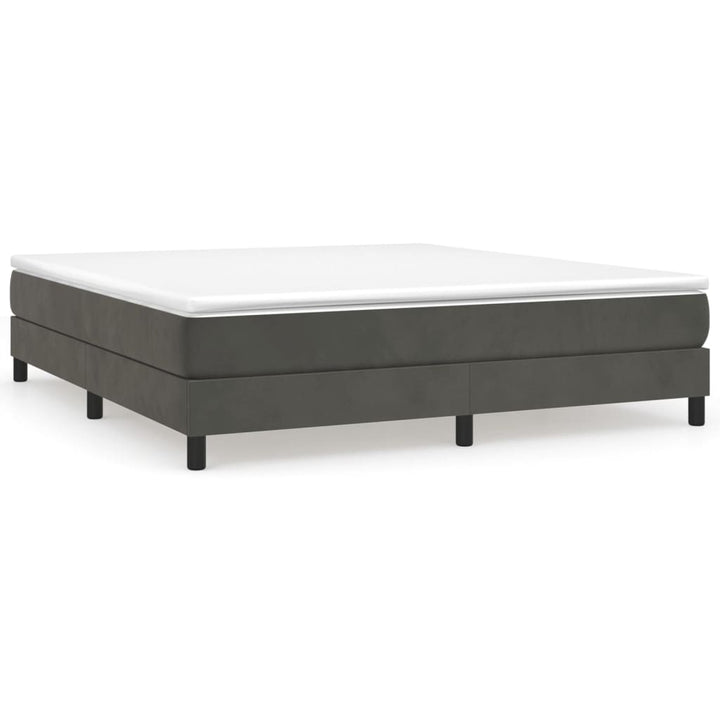 Boxspringframe fluweel donkergrijs 180x200 cm - Griffin Retail