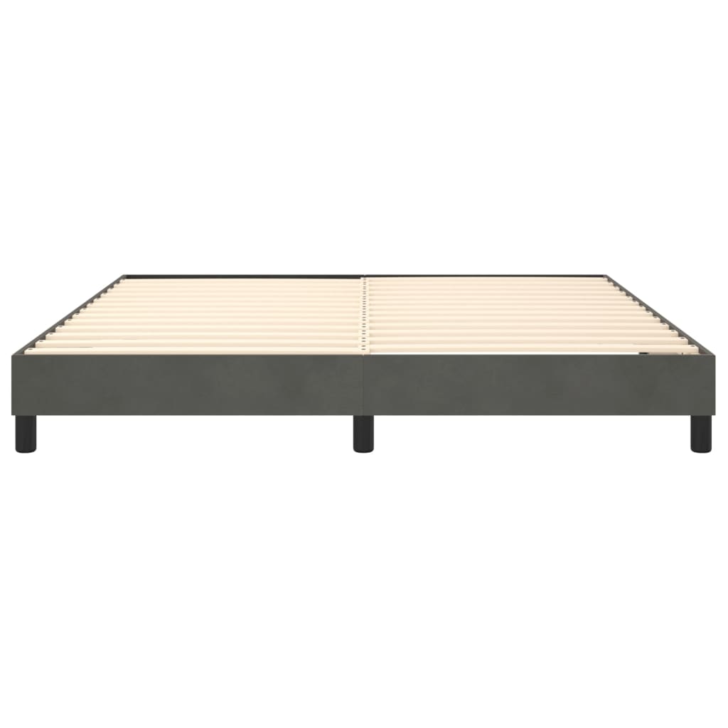 Boxspringframe fluweel donkergrijs 180x200 cm - Griffin Retail