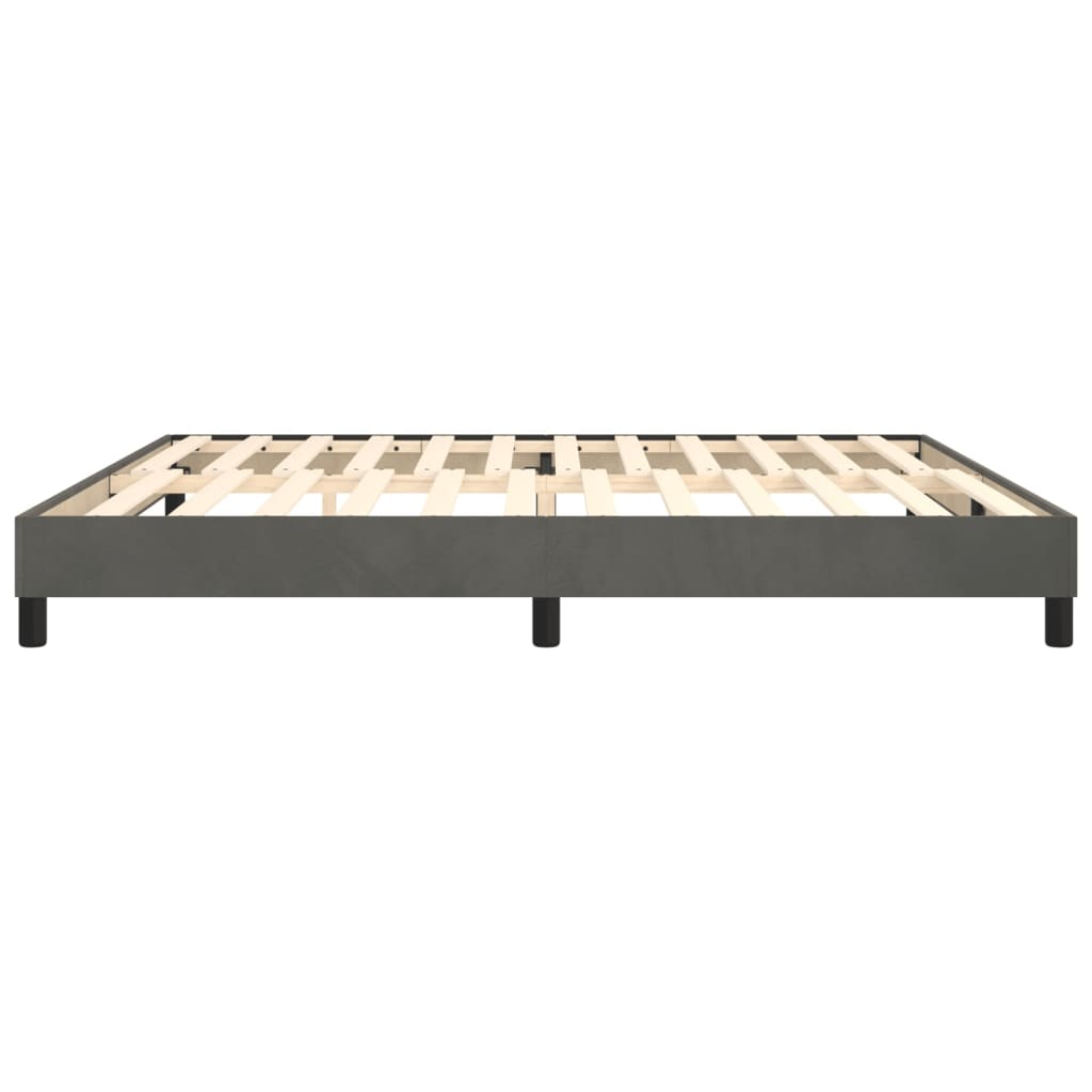 Boxspringframe fluweel donkergrijs 200x200 cm - Griffin Retail