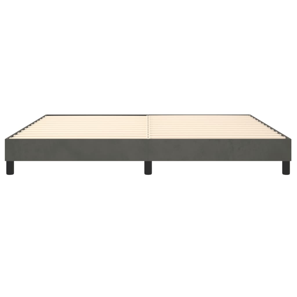 Boxspringframe fluweel donkergrijs 200x200 cm - Griffin Retail