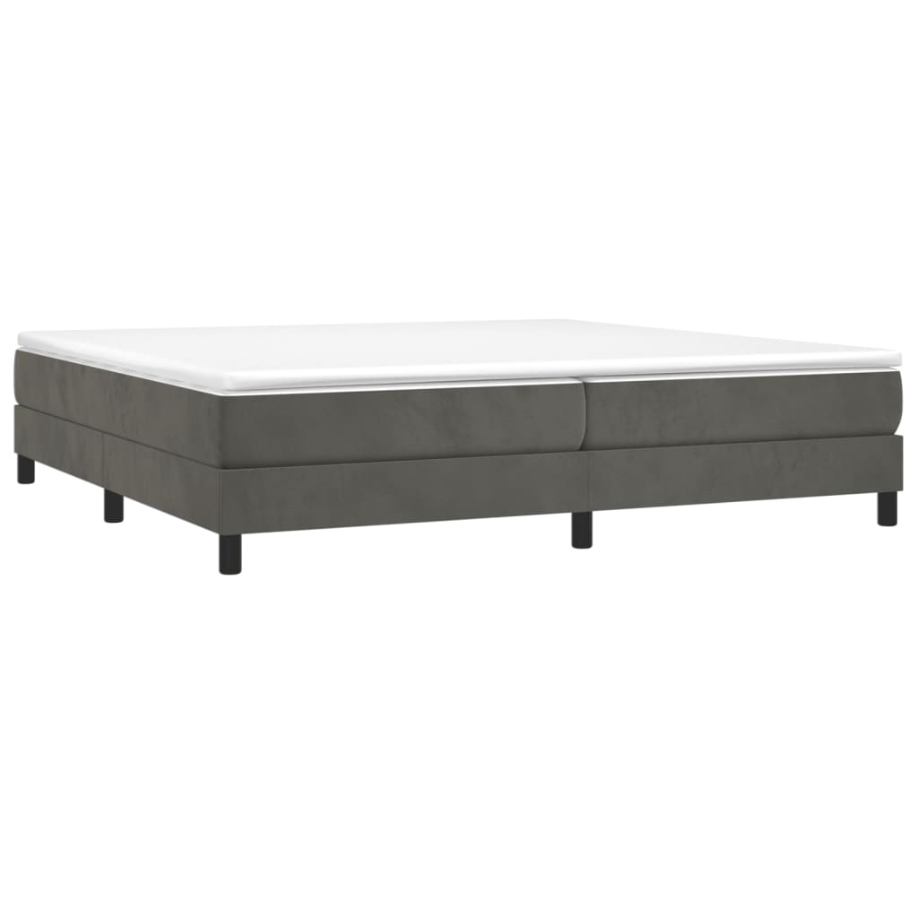 Boxspringframe fluweel donkergrijs 200x200 cm - Griffin Retail