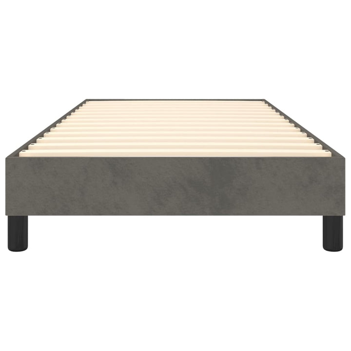 Boxspringframe fluweel donkergrijs 90x200 cm - Griffin Retail