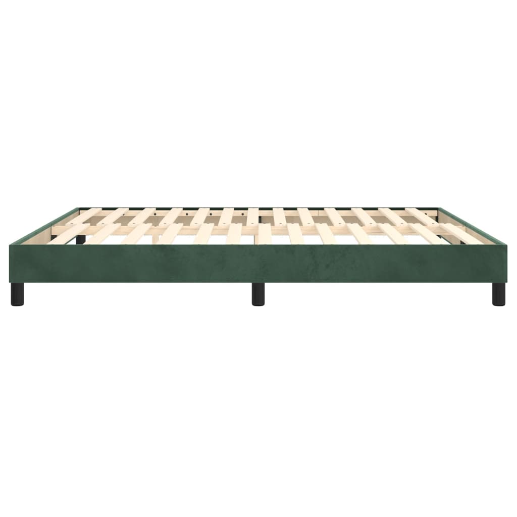 Boxspringframe fluweel donkergroen 160x200 cm - Griffin Retail