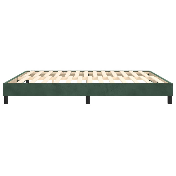 Boxspringframe fluweel donkergroen 160x200 cm - Griffin Retail