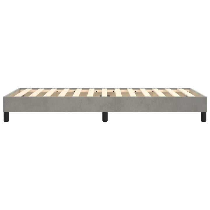 Boxspringframe fluweel lichtgrijs 100x200 cm - Griffin Retail