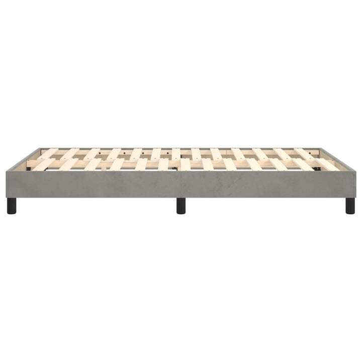 Boxspringframe fluweel lichtgrijs 120x200 cm - Griffin Retail