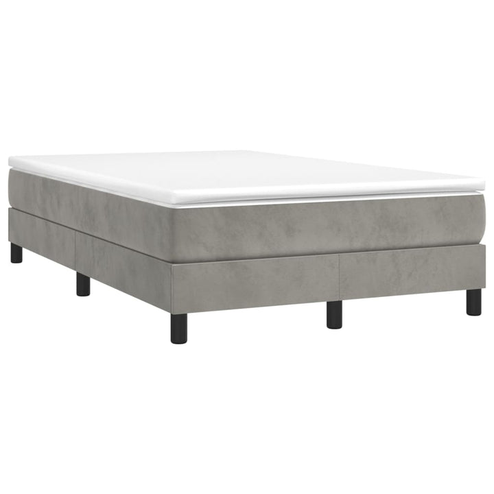 Boxspringframe fluweel lichtgrijs 120x200 cm - Griffin Retail