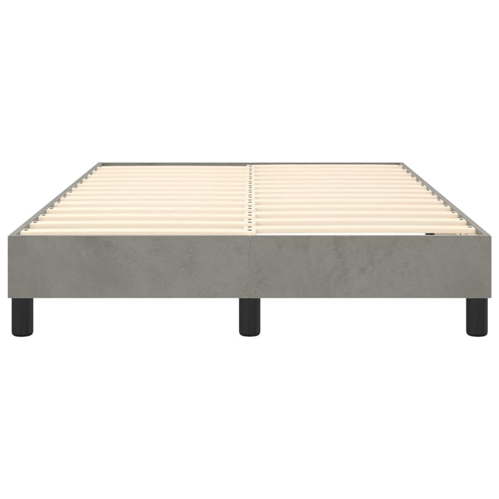 Boxspringframe fluweel lichtgrijs 120x200 cm - Griffin Retail