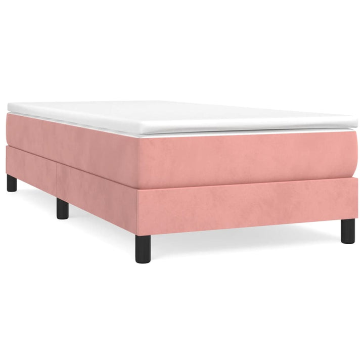 Boxspringframe fluweel roze 100x200 cm - Griffin Retail