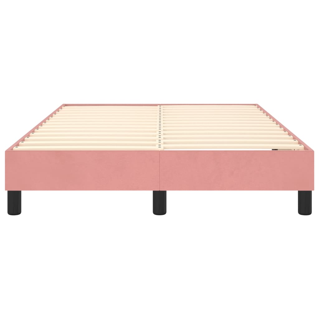 Boxspringframe fluweel roze 120x200 cm - Griffin Retail