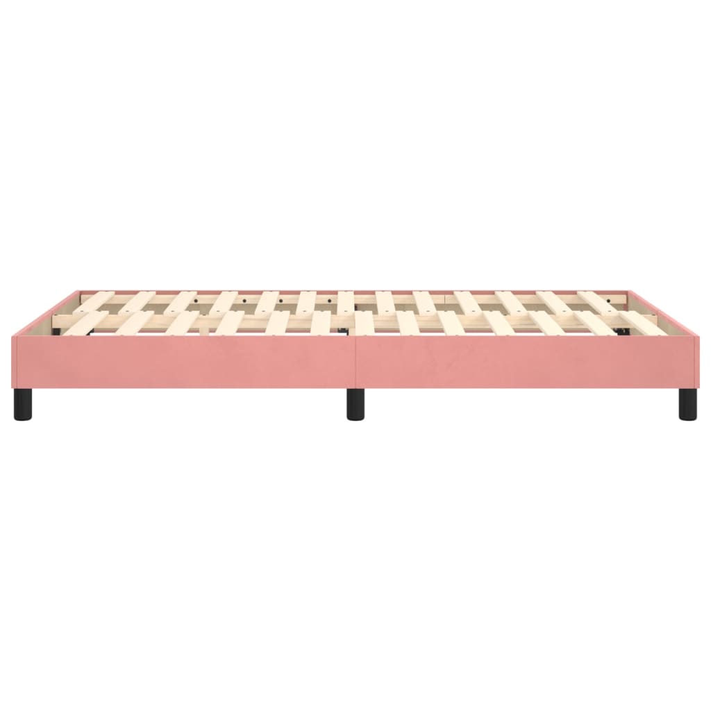 Boxspringframe fluweel roze 120x200 cm - Griffin Retail