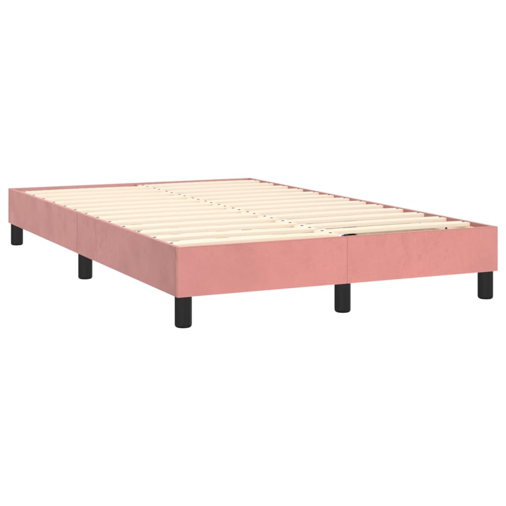 Boxspringframe fluweel roze 120x200 cm - Griffin Retail