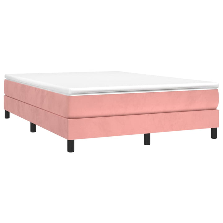 Boxspringframe fluweel roze 140x200 cm - Griffin Retail