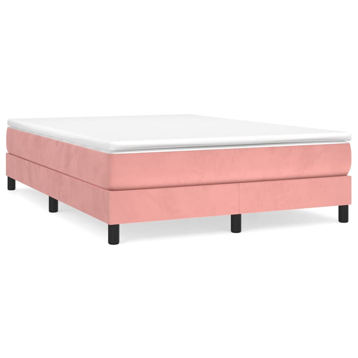 Boxspringframe fluweel roze 140x200 cm - Griffin Retail