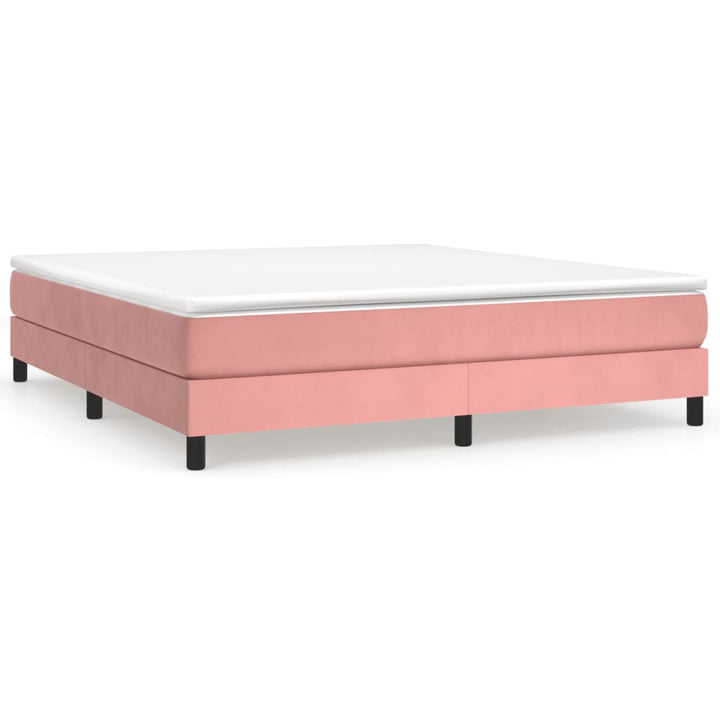 Boxspringframe fluweel roze 180x200 cm - Griffin Retail