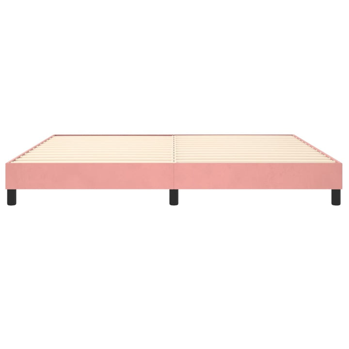 Boxspringframe fluweel roze 200x200 cm - Griffin Retail