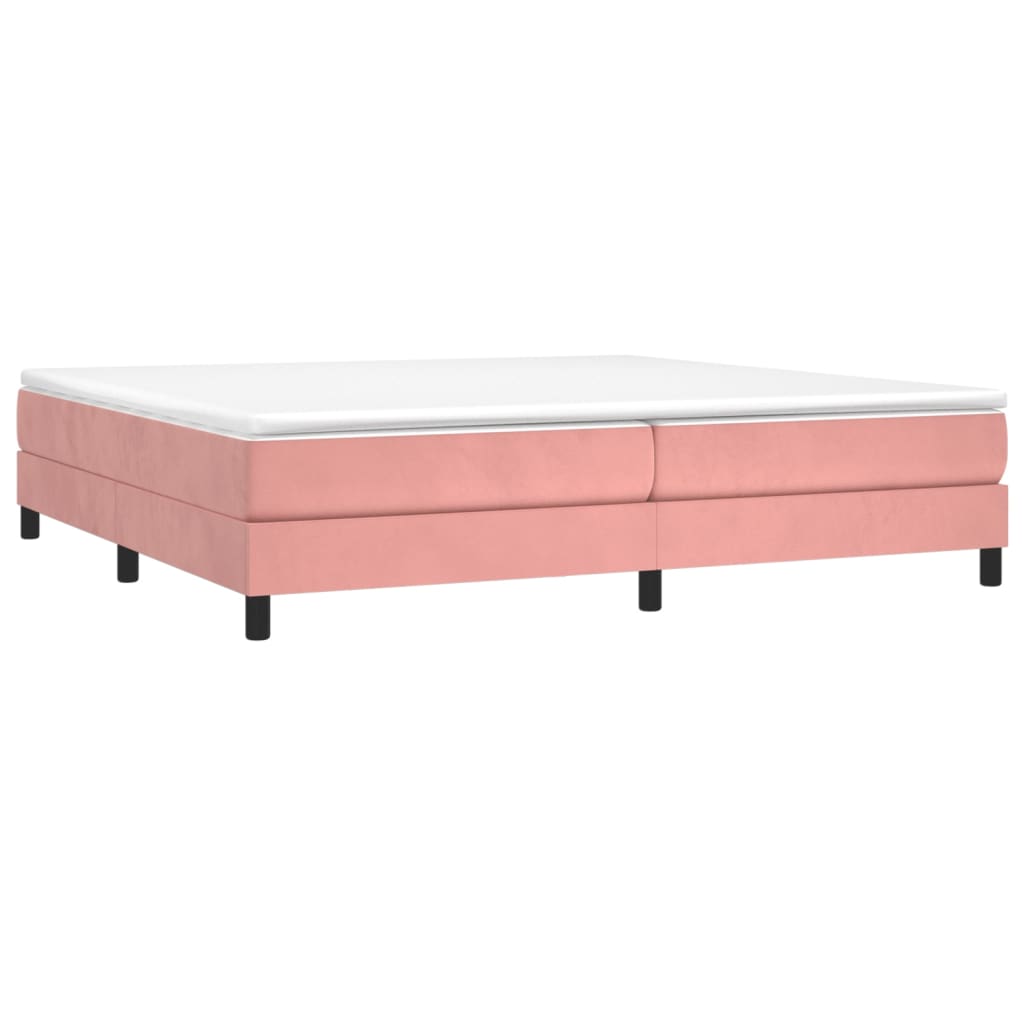 Boxspringframe fluweel roze 200x200 cm - Griffin Retail